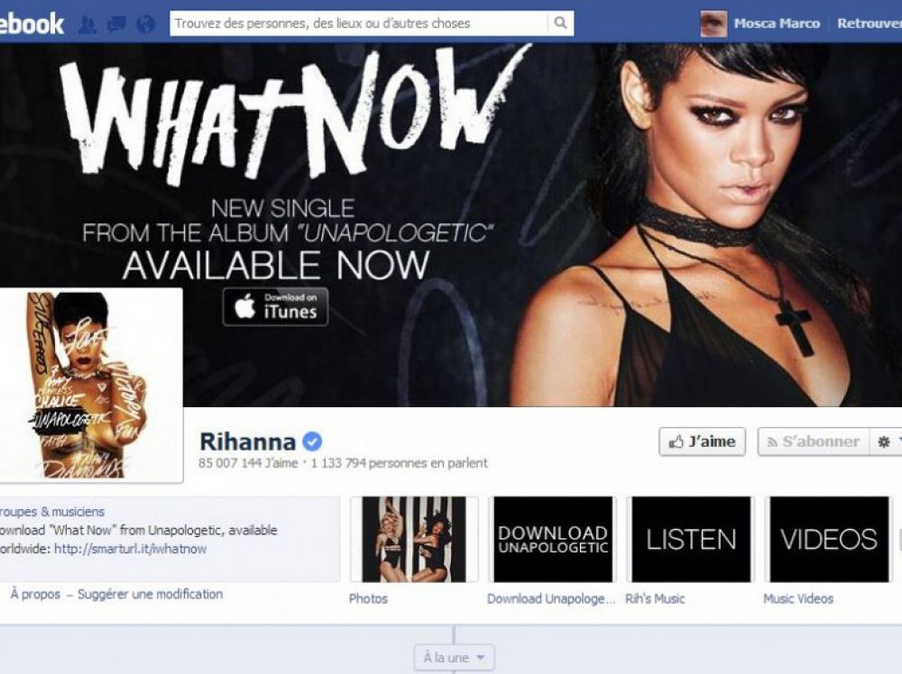 KEYZZ_BLOG_AYEZ LA PAGE FACEBOOK DE RHIANNA 